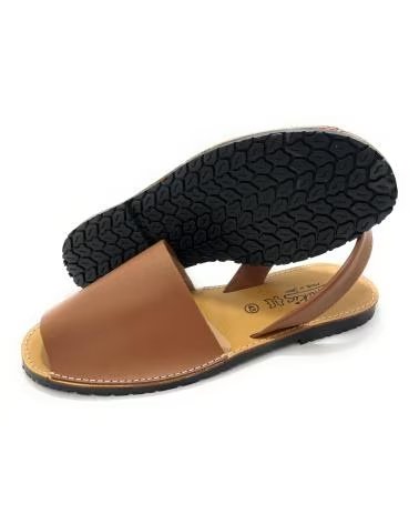 DUENDY MENORQUINAS PIEL CABALLERO COMODAS SPAIN MARRóN
