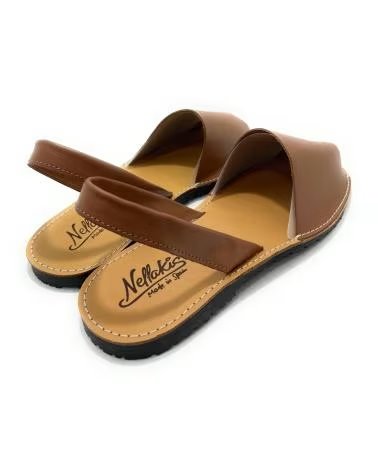 DUENDY MENORQUINAS PIEL CABALLERO COMODAS SPAIN MARRóN