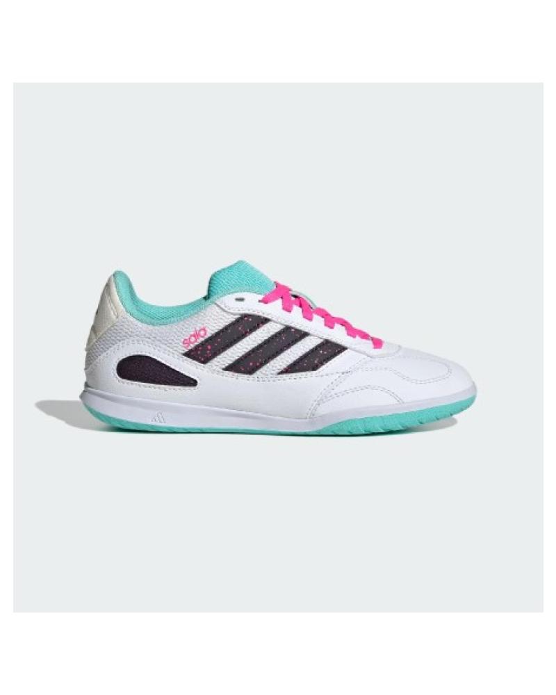 ADIDAS SUPER SALA III J JR5400 JUNIOR BRANCO AQUA ROSA BLANCO