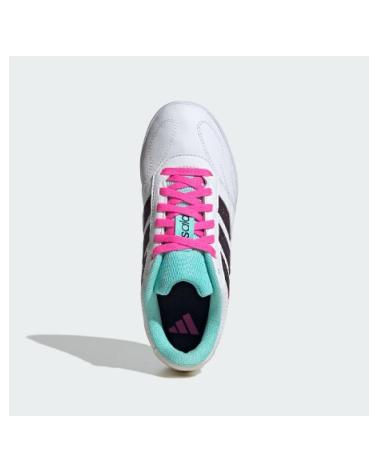 ADIDAS SUPER SALA III J JR5400 JUNIOR BRANCO AQUA ROSA BLANCO