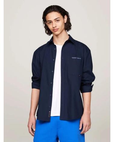 Inicio-TOMMY-JEANS-CAMISA-CLASSICS-AMPLIA-CON-LOGO-BORDADO-DM0DM18959-AZUL