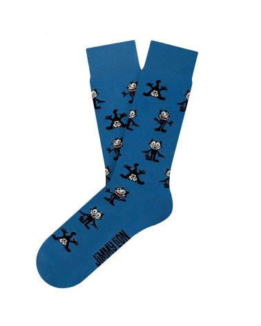 JIMMY LION SOCKEN FELIX MUSTER BLAU AZUL