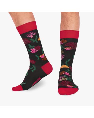 JIMMY LION REEF SOCKEN SCHWARZ NEGRO