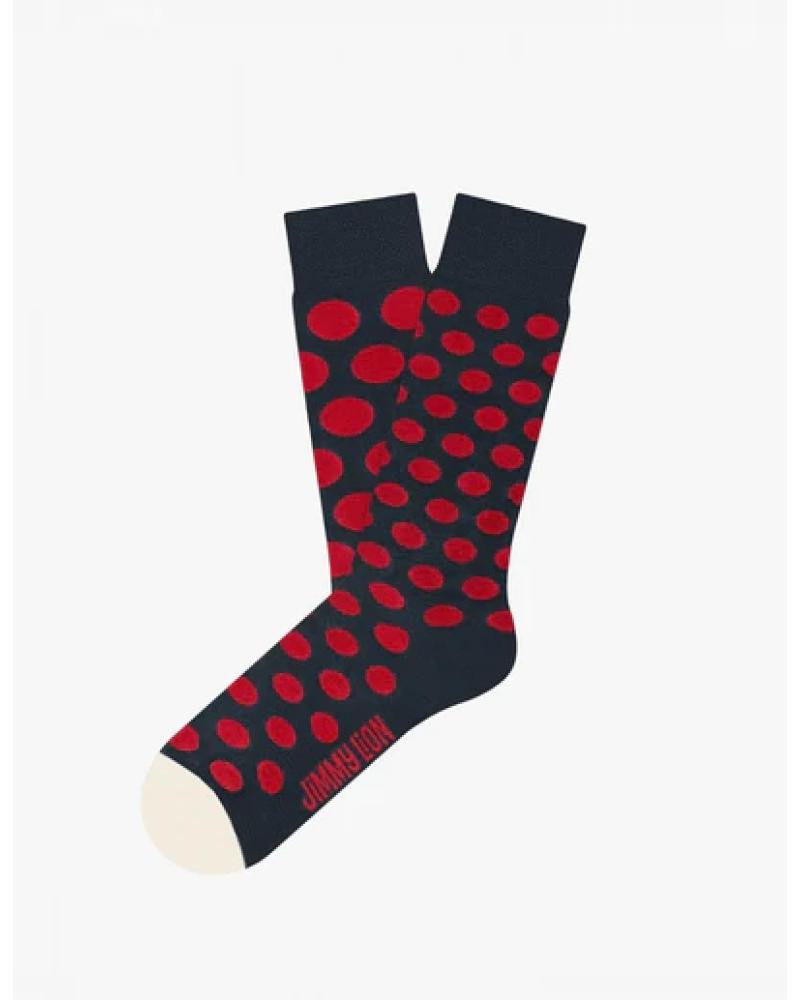 JIMMY LION DOTS SOCKEN MARINEBLAU AZUL MARINO