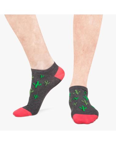 JIMMY LION LOW CACTUS GREY SOCKS GRIS