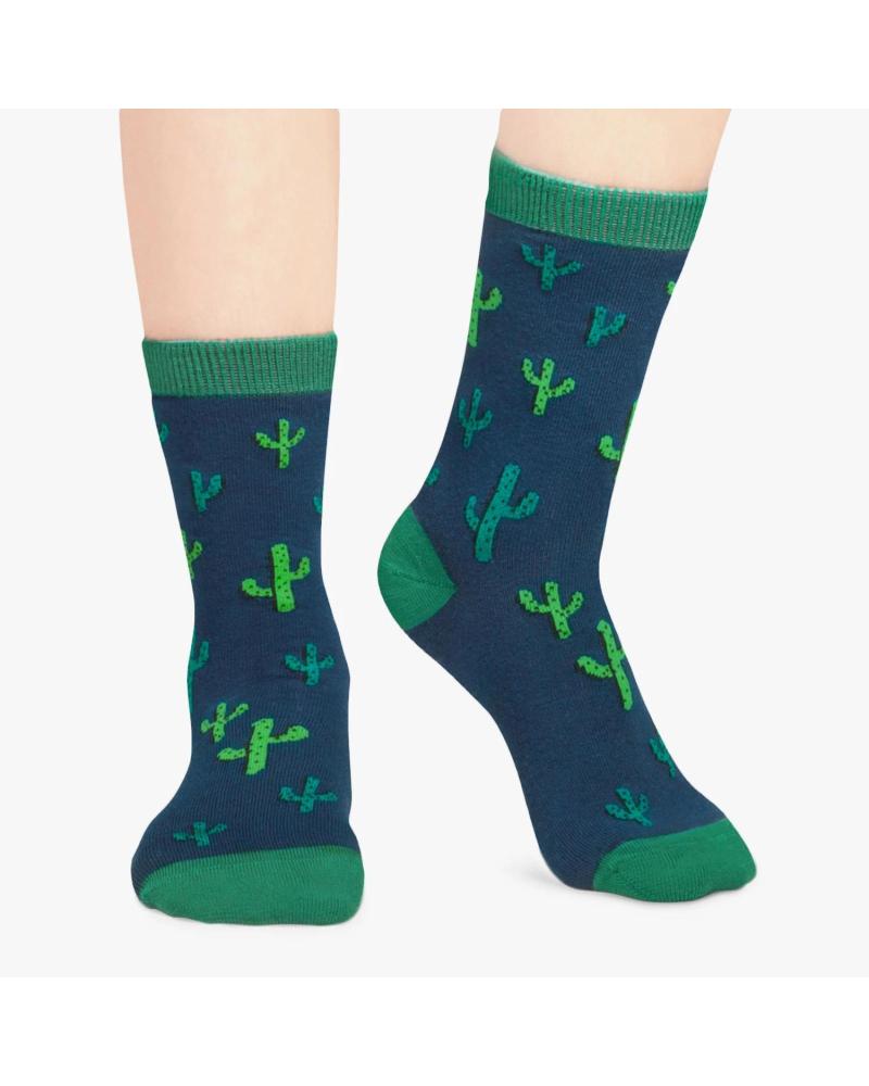 JIMMY LION CACTUS BLUE SOCKEN MARINEBLAU AZUL MARINO