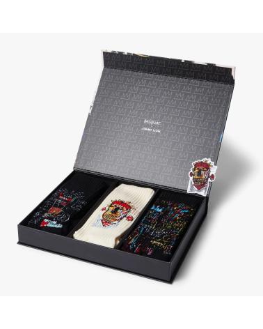 JIMMY LION PACK DE MEIAS BASQUIAT MULTICOLORIDAS MULTICOLOR