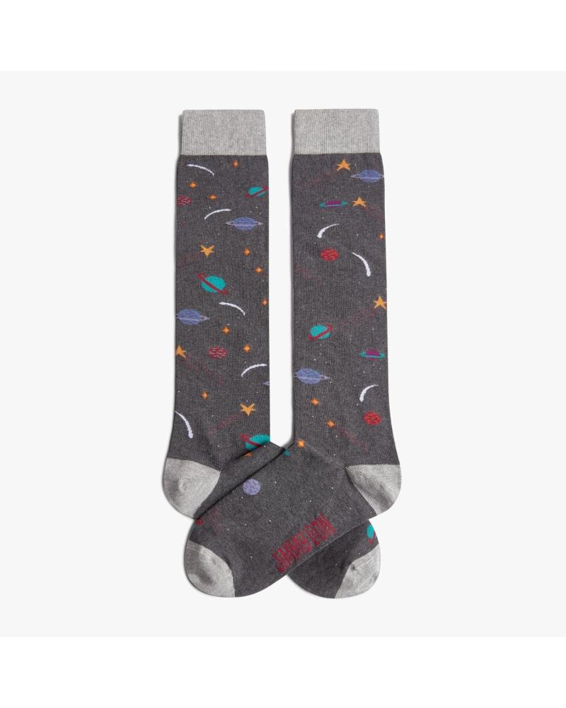 CHAUSSETTES JIMMY LION KH GALAXY GRIS FONCÉ GRIS OSCURO