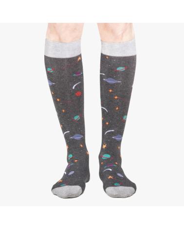 CHAUSSETTES JIMMY LION KH GALAXY GRIS FONCÉ GRIS OSCURO