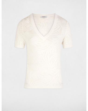 MORGAN CAMISOLA MANGA CURTA 251-MPALM BRANCO BLANCO