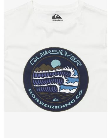 T-SHIRT DE MANGA CURTA QUIKSILVER EQBZT04836 BRANCA PARA MENINO BLANCO