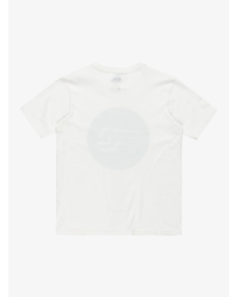 T-SHIRT DE MANGA CURTA QUIKSILVER EQBZT04836 BRANCA PARA MENINO BLANCO