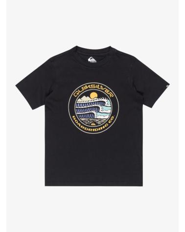 QUIKSILVER BLACK SHORT SLEEVE T-SHIRT FOR BOYS - EQBZT04836 NEGRO