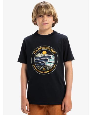 QUIKSILVER T-SHIRT NERA MANICA CORTA BAMBINO - EQBZT04836 NEGRO