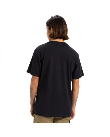 QUIKSILVER TYPED OUT EQYZT08064 KURZARM-T-SHIRT SCHWARZ BLACK