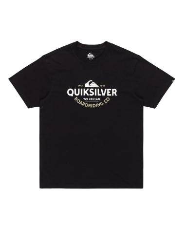 T-SHIRT QUIKSILVER TYPED OUT EQYZT08064 PRETA DE MANGA CURTA BLACK