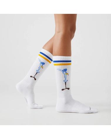 Inizio-JIMMY-LION-CALCETINES-ATHLETIC-ROAD-RUNNER-BLANCO