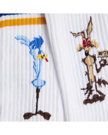 Inizio-JIMMY-LION-CALCETINES-ATHLETIC-ROAD-RUNNER-BLANCO