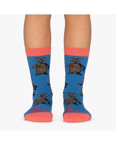 JIMMY LION ET PHONE HOME SOCKEN BLAU AZUL