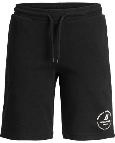 Shorts-esportivos-para-meninos-JACK-AND-JONES-PANTALONES-DEPORTIVOS-JACK-JONES-12249966-NEGRO