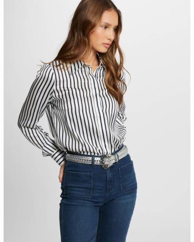 MORGAN CAMICIA A MANICHE LUNGHE A RIGHE MODELLO CHICHI 241 A RAYAS