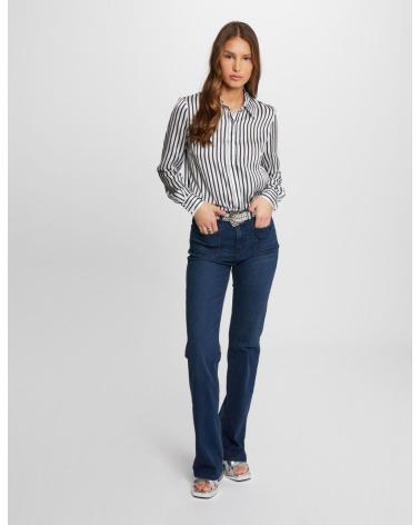 MORGAN CAMICIA A MANICHE LUNGHE A RIGHE MODELLO CHICHI 241 A RAYAS