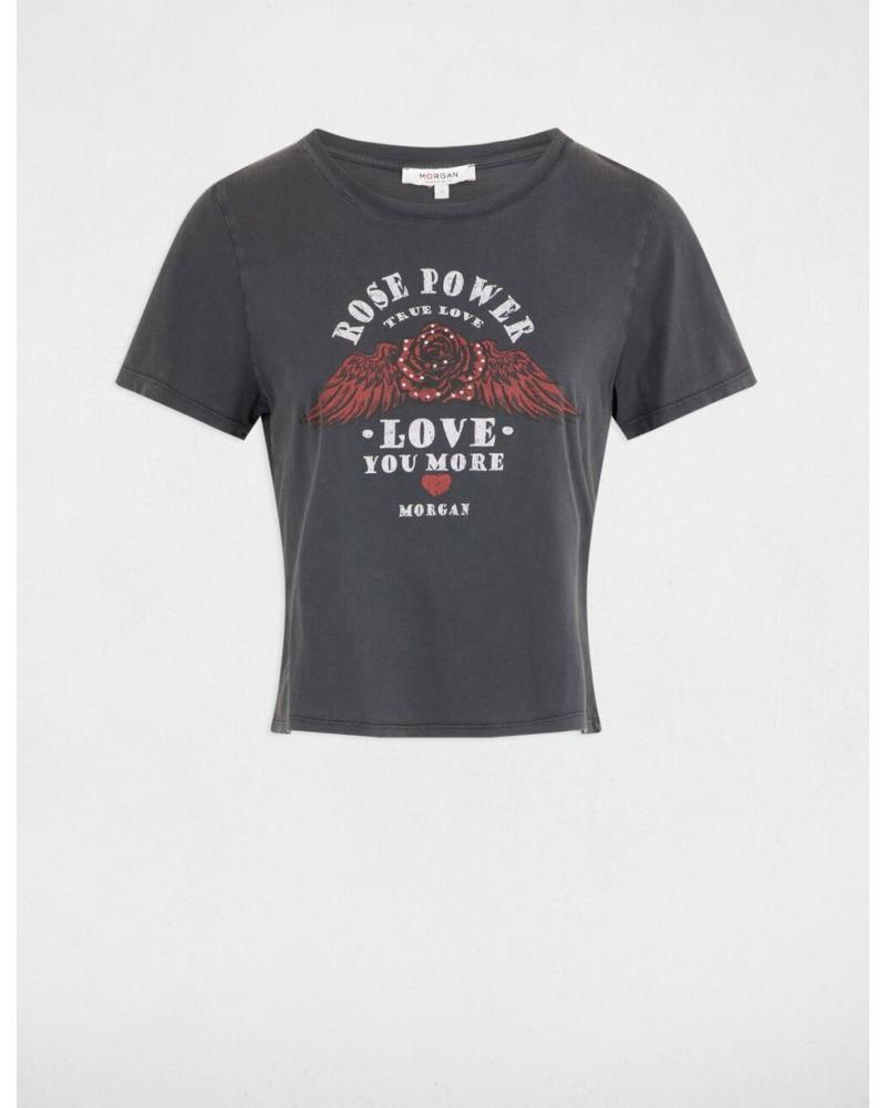 Inicio-MORGAN-CAMISETA-CON-MENSAJE-OSCURO-MUJER-251-DPOWER-GRIS