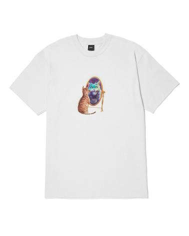 HUF MIRROR TEE T-SHIRT WHITE MULTICOLOR MULTICOLOR