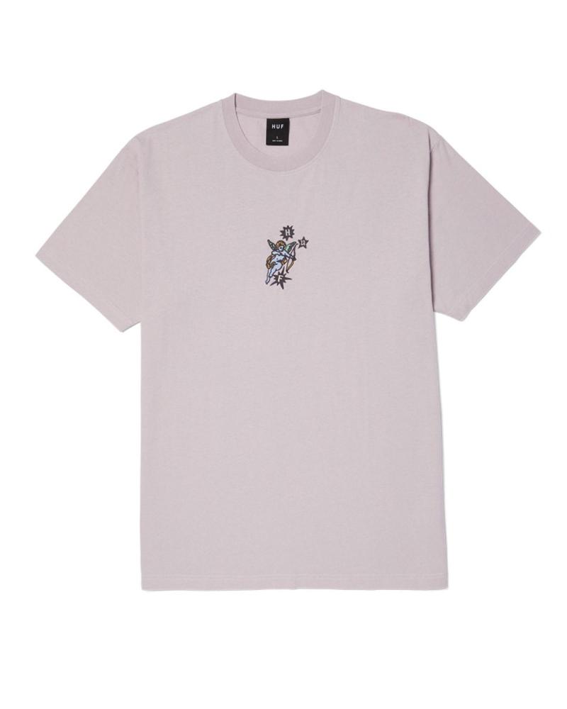 HUF CUPID TEE WASHED DUST PURPLE MULTICOLOR
