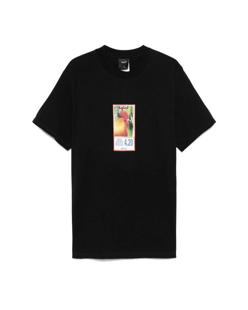 HUF FRIED TEE BLACK MULTICOLOR