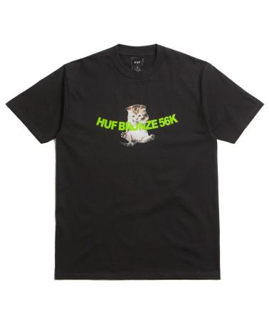 HUF HANG IN THERE TEE NEGRA CON GRÁFICO MULTICOLOR MULTICOLOR