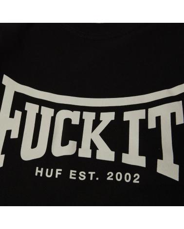 HUF CAMISETA MANGA LARGA THROWING HANDS NEGRA MULTICOLOR