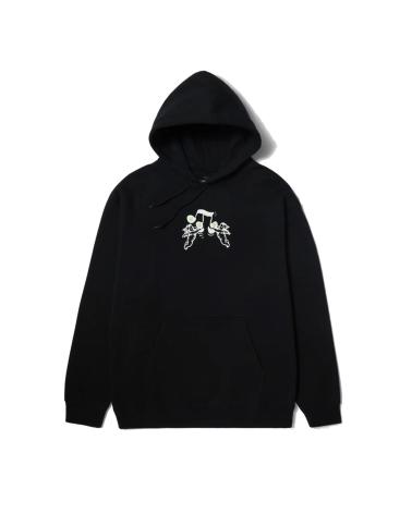 Inizio-HUF-SUDADERA-SONG-PULLOVER-HOODIE-NEGRO-BLACK-MULTICOLOR