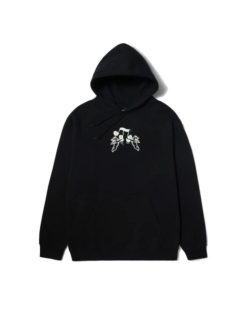 Inizio-HUF-SUDADERA-SONG-PULLOVER-HOODIE-NEGRO-BLACK-MULTICOLOR