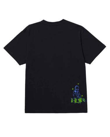 HUF CAMISETA ZINE WASHED NEGRA MULTICOLOR MULTICOLOR