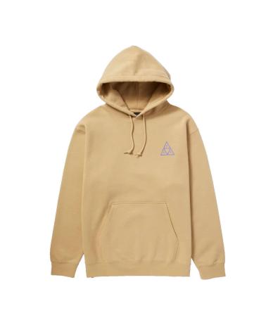 FELPA CON CAPPUCCIO HUF TRIPLE TRIANGLE P-O H BEIGE MULTICOLOR