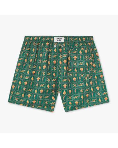 MAILLOT DE BAIN JIMMY LION SHORE FINDS VERT VERDE