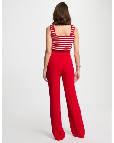 PANTALÓN MORGAN DE PINZAS ROJO MODELO 251-PVSY F ROJO