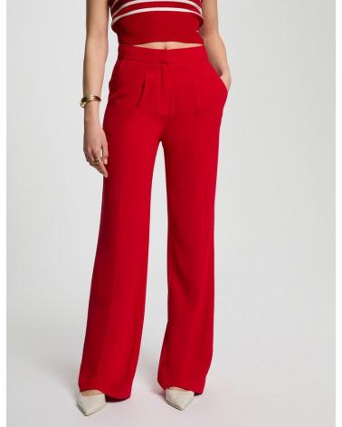 PANTALÓN MORGAN DE PINZAS ROJO MODELO 251-PVSY F ROJO