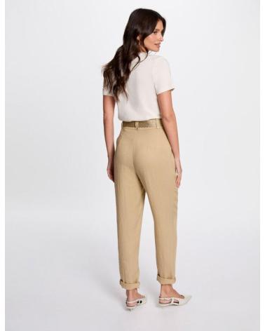 MORGAN PANTALÓN RECTO 251-PAVIK BEIGE BEIGE