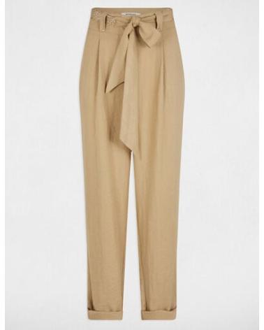 MORGAN PANTALÓN RECTO 251-PAVIK BEIGE BEIGE