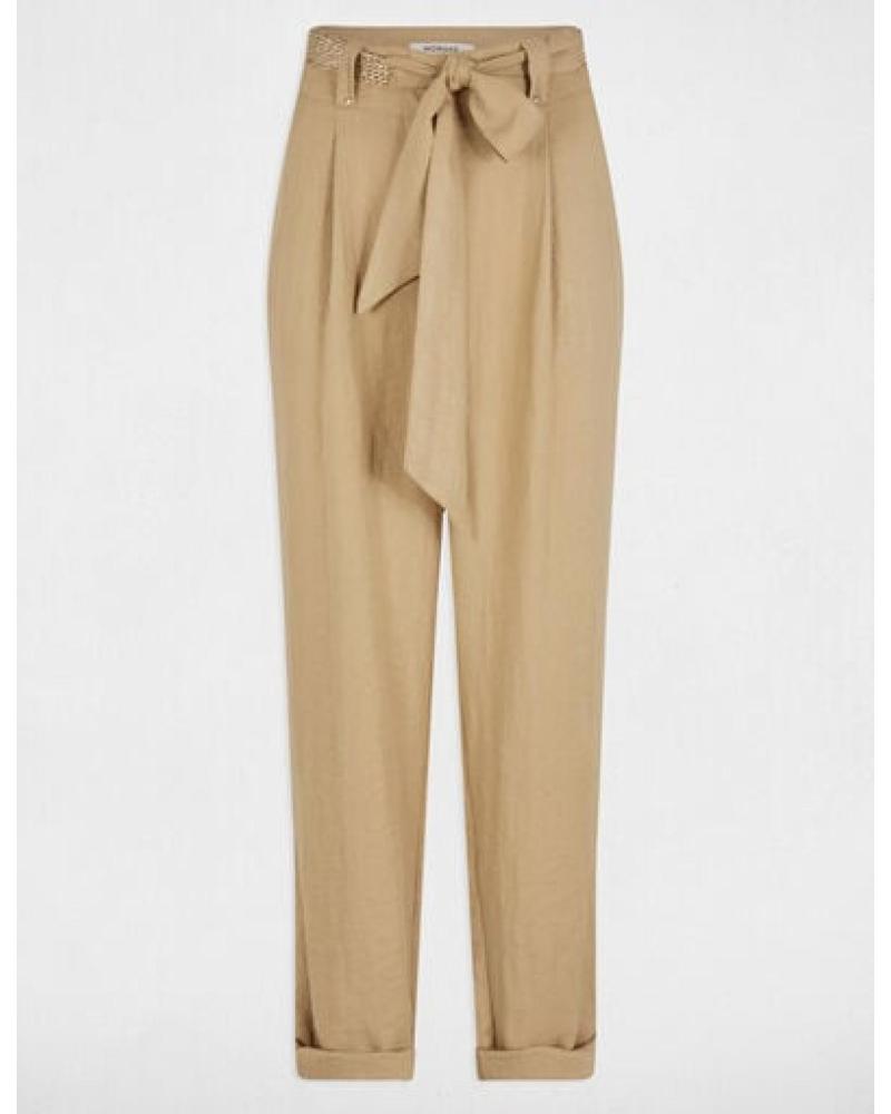 MORGAN PANTALÓN RECTO 251-PAVIK BEIGE BEIGE