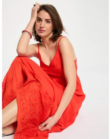 Início-MORGAN-VESTIDO-LARGO-BORDADO-242-ROUBI-ROJO