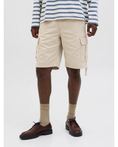 JACK & JONES MOONBEAM BEIGE CARGO SHORTS - REF. 12248685 BEIGE