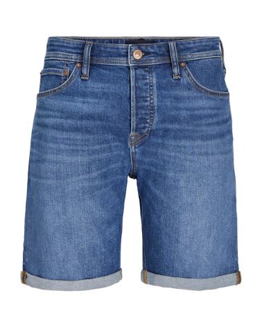 SHORTS DENIM JACK & JONES COUPE DROITE - RÉF. 12269612 VAQUERO