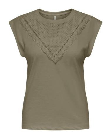 T-SHIRT MANCHES COURTES ONLY 15350098 VERT VERDE