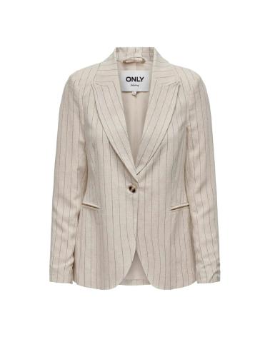 BLAZER DE LINO ONLY 15318499 BEIGE BEIGE