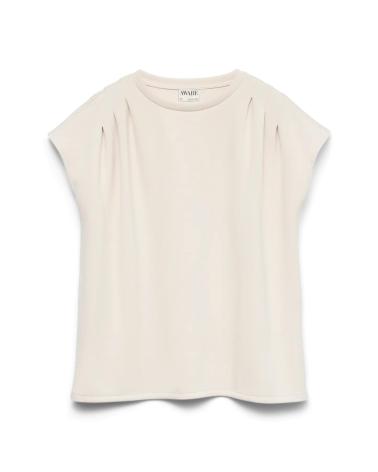 T-SHIRT MANCHES COURTES ONLY 10339407 BEIGE BEIGE