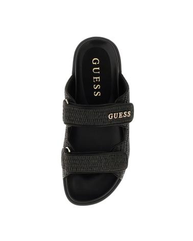 GUESS SANDALEN FADELIZE FLJFDE FAP19 SCHWARZ MIT DOPPELRIEMEN BLACK