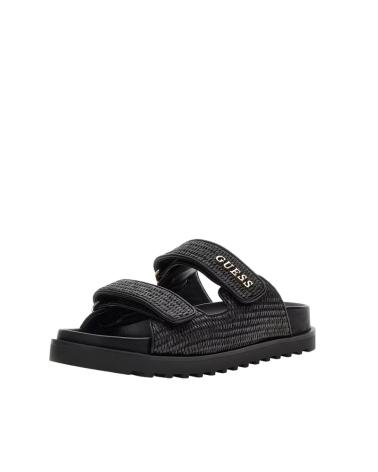 GUESS SANDALEN FADELIZE FLJFDE FAP19 SCHWARZ MIT DOPPELRIEMEN BLACK
